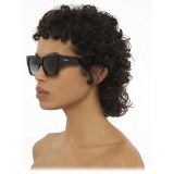 Chloé - Gayia Sunglasses in Acetate - Black Grey Green - Chloé Eyewear