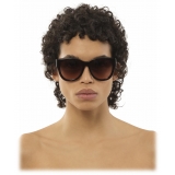 Chloé - Gayia Sunglasses in Acetate - Brown Rose Havana - Chloé Eyewear