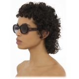 Chloé - Lilli Sunglasses in Acetate - Dark Havana Blue - Chloé Eyewear