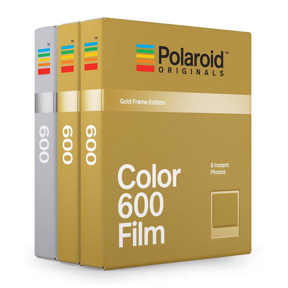 Polaroid Originals - Color Film for 600 - Gold & Silver Frame