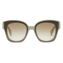 Fendi - Fendi First - Square Sunglasses - Mint Green - Sunglasses - Fendi Eyewear