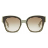 Fendi - Fendi First - Occhiali da Sole Squadrata - Menta - Occhiali da Sole - Fendi Eyewear