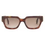 Fendi - Fendi First - Rectangular Sunglasses - Havana - Sunglasses - Fendi Eyewear