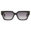 Fendi - Fendi First - Rectangular Sunglasses - Black - Sunglasses - Fendi Eyewear