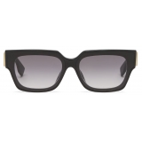 Fendi - Fendi First - Occhiali da Sole Rettangolare - Nero - Occhiali da Sole - Fendi Eyewear