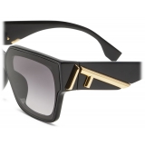 Fendi - Fendi First - Rectangular Sunglasses - Black - Sunglasses - Fendi Eyewear