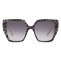 Fendi - Fendi Baguette - Square Sunglasses - Gray Havana - Sunglasses - Fendi Eyewear