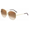 Cartier - Geometric - Gold Brown Gradient with Gold Flash - Panthère de Cartier Collection - Sunglasses - Cartier Eyewear