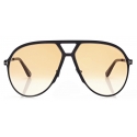 Tom Ford - Xavier Sunglasses - Oversized Pilot Sunglasses - Black - FT1060 - Sunglasses - Tom Ford Eyewear
