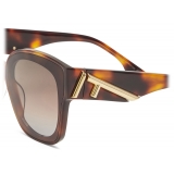 Fendi - Fendi First - Square Sunglasses - Havana - Sunglasses - Fendi Eyewear