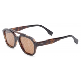 Fendi - Fendi Bilayer - Square Sunglasses - Havana - Sunglasses - Fendi Eyewear