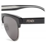 Fendi - Fendi Travel - Occhiali da Sole Rotondi - Nero - Occhiali da Sole - Fendi Eyewear