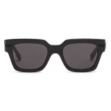 Fendi - Fendi Fendigraphy - Occhiali da Sole Rettangolare - Nero - Occhiali da Sole - Fendi Eyewear