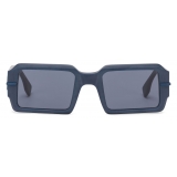 Fendi - Fendi Fendigraphy - Rectangular Sunglasses - Blue - Sunglasses - Fendi Eyewear