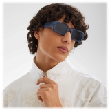 Fendi - Fendi Fendigraphy - Occhiali da Sole Rettangolare - Blu - Occhiali da Sole - Fendi Eyewear