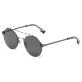 Fendi - Fendi Sky - Round Sunglasses - Dark Ruthenium Gray - Sunglasses - Fendi Eyewear