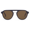 Fendi - Fendi Diagonal - Pilot Sunglasses - Dark Blue - Sunglasses - Fendi Eyewear