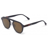 Fendi - Fendi Diagonal - Pilot Sunglasses - Dark Blue - Sunglasses - Fendi Eyewear