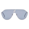 Fendi - FF Match - Occhiali da Sole a Mascherica Oversize - Palladio Blu - Occhiali da Sole - Fendi Eyewear