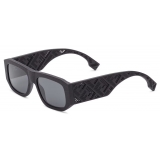 Fendi - Fendi Shadow - Rectangular Sunglasses - Black - Sunglasses - Fendi Eyewear