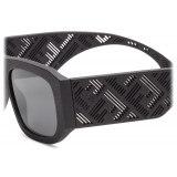 Fendi - Fendi Shadow - Rectangular Sunglasses - Black - Sunglasses - Fendi Eyewear
