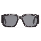 Fendi - Fendi Shadow - Occhiali da Sole Rettangolare - Nero - Occhiali da Sole - Fendi Eyewear