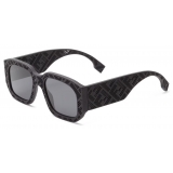 Fendi - Fendi Shadow - Occhiali da Sole Rettangolare - Nero - Occhiali da Sole - Fendi Eyewear