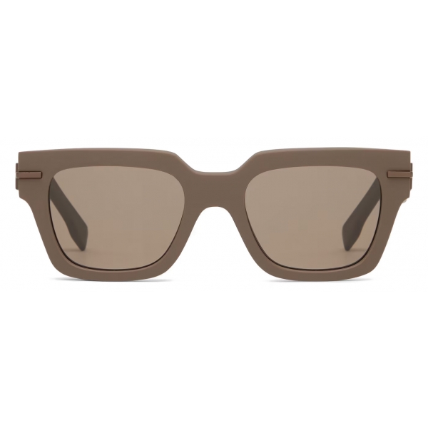 Fendi - Fendigraphy - Rectangular Sunglasses - Light Brown - Sunglasses - Fendi Eyewear