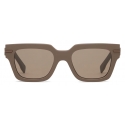 Fendi - Fendigraphy - Occhiali da Sole Rettangolare - Marrone Chiaro - Occhiali da Sole - Fendi Eyewear