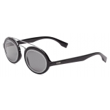 Fendi - FF Around - Oval Sunglasses - Black - Sunglasses - Fendi Eyewear