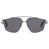 Fendi - Fendi O’Lock - Pilot Sunglasses - Ruthenium Black - Sunglasses - Fendi Eyewear