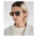 Fendi - Fendi O’Lock - Pilot Sunglasses - Gold Brown - Sunglasses - Fendi Eyewear