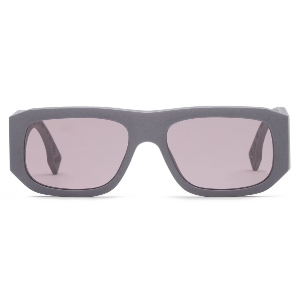 Fendi - Fendi Shadow - Rectangular Sunglasses - Gray Purple - Sunglasses - Fendi Eyewear
