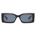 Stella McCartney - Statements Rectangular Sunglasses - Shiny Black - Sunglasses - Stella McCartney Eyewear