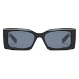 Stella McCartney - Statements Rectangular Sunglasses - Shiny Black - Sunglasses - Stella McCartney Eyewear