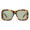 Stella McCartney - Occhiali da Sole Quadrati Oversize Effetto Tartarugato  - Occhiali da Sole - Stella McCartney Eyewear