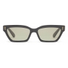 Stella McCartney - Runway Rectangular Cat-Eye Sunglasses - Shiny Black - Sunglasses - Stella McCartney Eyewear