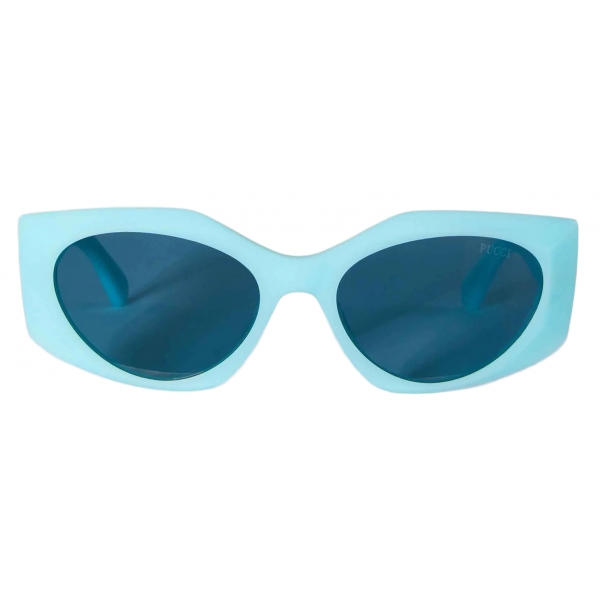 Emilio Pucci - Rectangular Sunglasses - Sky Blue - Sunglasses - Emilio Pucci Eyewear