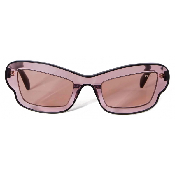 Emilio Pucci - Rectangular Sunglasses - Rose Pink Black - Sunglasses - Emilio Pucci Eyewear