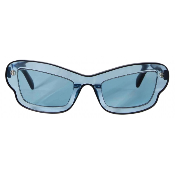 Emilio Pucci - Rectangular Sunglasses - Cerulean Blue Black - Sunglasses - Emilio Pucci Eyewear