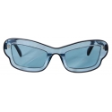 Emilio Pucci - Occhiali da Sole Rettangolare - Azzurro Nero - Occhiali da Sole - Emilio Pucci Eyewear