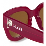 Emilio Pucci - Square Sunglasses - Brick Red - Sunglasses - Emilio Pucci Eyewear