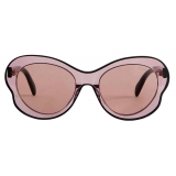 Emilio Pucci - Round Sunglasses - Rose Pink Black - Sunglasses - Emilio Pucci Eyewear