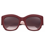 Cartier - Cat-Eye - Burgundy Nude - Signature C de Cartier Collection - Sunglasses - Cartier Eyewear