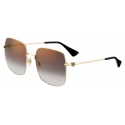 Cartier - Square - Gold Gradient Grey with Gold Flash Lenses - Signature C de Cartier Collection