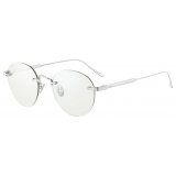 Cartier - Round - Platinum Blue Photochromic Lenses - Signature C de Cartier Collection - Sunglasses - Cartier Eyewear