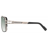 Cazal - Vintage 6033/3 - Legendary - Black Silver Gradient Green - Sunglasses - Cazal Eyewear