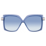 Cazal - Vintage 8513 - Legendary - Blu Ghiaccio Argento Blu Sfumato - Occhiali da Sole - Cazal Eyewear