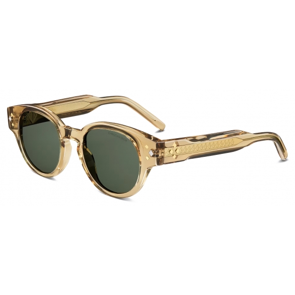 Dior - Sunglasses - CD Diamond R2I - Translucent Yellow Green - Dior Eyewear