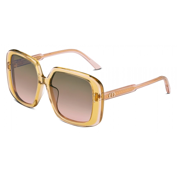 Dior - Sunglasses - DiorHighlight S3F - Transparent Yellow Pink - Dior Eyewear